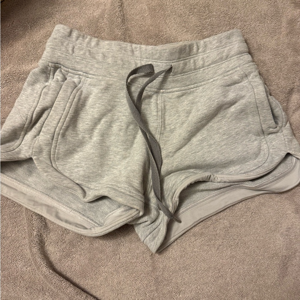 lululemon athletica Women's Light Gray Lounge Shorts